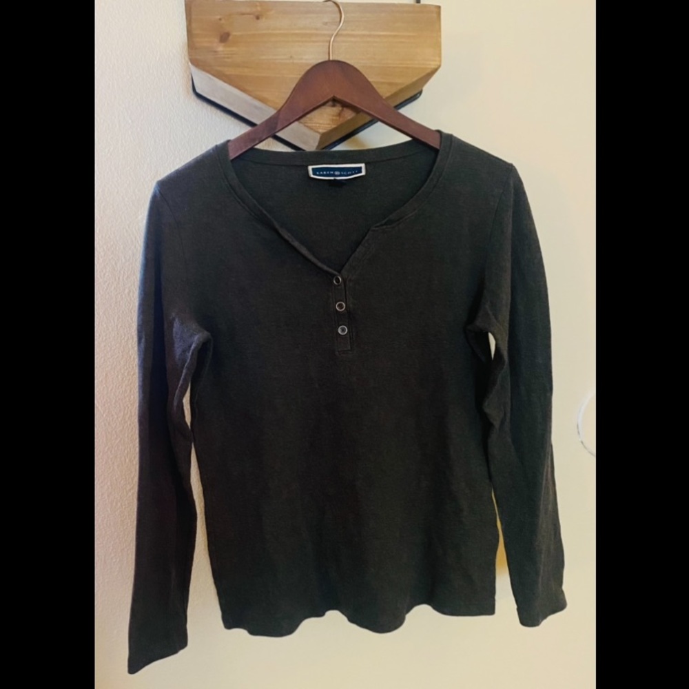 Gray Karen Scott Long Sleeved T-Shirt